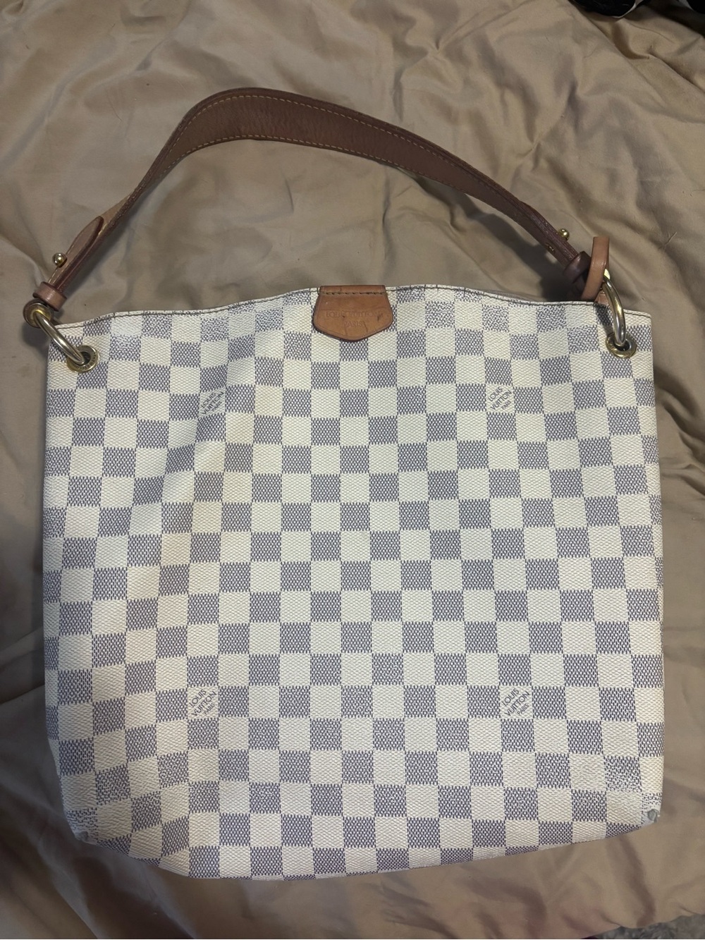 Louis Vuitton Damier graceful PM purse & matching wallet